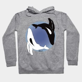 Yin Yang Whales Hoodie